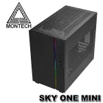 【3CTOWN】含稅附發票 MONTECH 君主 SKY ONE MINI 黑色 強化玻璃透側 電腦機殼