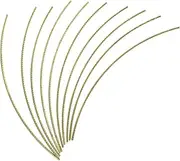 SUPVOX 10pcs Guitar Fret Wires Brass Fret Wire for Guitar Replacement Fretboard Tools for Electric and Folk Making