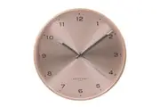 ELSA 40cm Champagne Blush Silent Wall Clock by One Six Eight London
