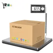 Shipping Scales 440lbs x 1.76oz Stainless Steel Large Platform,Small Business...