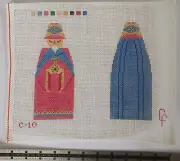 Canvas Connection Nativity Wiseman 13 ct Needlepoint C-10 Canvas
