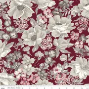 Riley Blake Designs Heartfelt Main Ruby Fabric by Gerri Robinson C13490