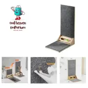 Tall L-Shape Cat Carpet Scratcher Cat Scratching Post, Sofa Couch Protector R...