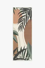 75' x 215' | Machine Washable Runner Rug | Kid & Pet Friendly | Indoor Rug | Tulum Desert Sage Outdoor Rug | Ruggable