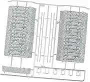 1/72 German Railway Track Set for Steam Train Miniature Model Accessory