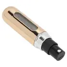 (Gold）Portable Perfume Bottle Liquid Dispensing Atomizer Bottle For Traveling