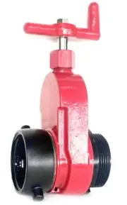 2-1/2" ALUMINUM FIRE HYDRANT GATE VALVE Female Swivel x Male NST-NH HGV250NH