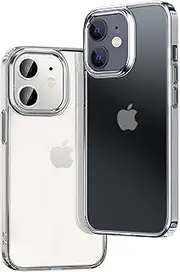 ONES iPhone 11 Matte Translucent Hard Case 『 Military Protect Shockproof Airbags』『 Anti-Fingerprint 』[ Screen Lens Guard ][ Anti-Slip ] Slim Luxury Frost Clear Cover