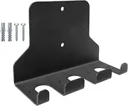 Maciun Barbell Holder, Vertical Barbell Rack Wall Mount, Space Saving Powder Coated Storage Holder For Barbells, Row Handles, Bats, Tools, Bands, Jump Ropes, Lifting Belt