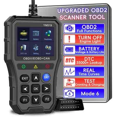 OBD2 Scanner Diagnostic Tool Check Engine Code Reader Car Fault Code Scanner