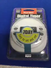 First Alert Digital Timer Security Lights Vacation Away