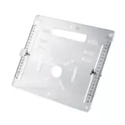 Router Table Sawing Cutting Base Plate Acrylic Router Board Adjustable
