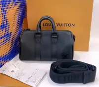 在飛比找Yahoo!奇摩拍賣優惠-LV M80950 Keepall 系列Aerogram皮革