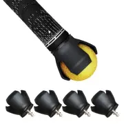 4 Pack 3-Prong Golf Ball Retriever Grabber Pick-Up Claw Picker Upper Grabber