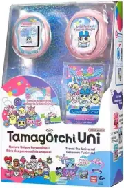 Tamagotchi Uni Dreamy Angel BNIB w FREE CASE BONUS Virtual Pet Watch Pastel Pink