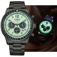 在飛比找Yahoo奇摩購物中心優惠-CITIZEN 星辰 Chronograph 夜光型者 光動