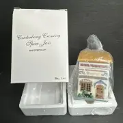 Canterbury Crossing BAYLEAF Lenox Spice Village Unused Not Displayed NEW IN BOX