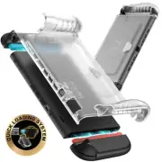 i-Blason for Nintendo Switch 2 Case, Slim Clear w/ Dockable Comfortable TPU Grip