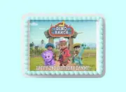 Dino Ranch Custom Cake Topper Pre-k