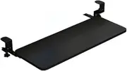 zolyet Clamp On Keyboard Tray Under Desk Pull Out Platform Height Adjustable Keyboard Drawer 20.5 x 9.8 Inch Ergonomic Slide-Out Computer Keyboard Stand Holder Sliding Desk Ext for Office Home Black