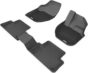 3D MAXpider All-Weather Floor Mats for Volvo V40 2013-2019 Custom Fit Car Floor Liners, Kagu Series (1st & 2nd Row)