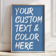 [Namly Design] Personalised Poster - Customizable Design