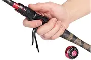 LLEIIshen Spinning Fishing Set 4 Section Carbon Fishing Rod 5.2:1 Gear Ratio Fishing Reel Drag Power 8KG Rod and Reel Combos/1599