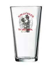 Halloween - To Die For - 16oz Pint Beer Glass Barware Seltzer Cocktail Tea