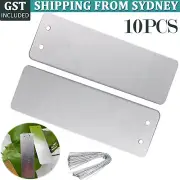 10PCS Aluminum Plant Label Tag Double Side Tree ID Tags Nursey Seeding Marker AU
