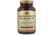Solgar Choline Inositol Essential for Brain & Nerve Function 100 Vegetable Capsules