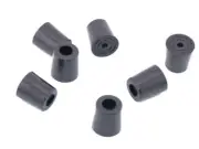 3/4” Tall x 3/4" Diameter Rubber Feet for Electronic Equipment Rubber Bumpers