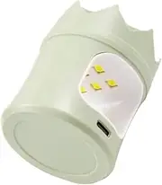 DRESSOOS USB Nail Art Drying Lamp Portable Nail Polish Dryer Light Crown Design Manicure Dry Lamp for Home Salon Use Energy Efficient with USB Power Supply