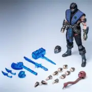 JM toys ZK001 1/12 Ninja Sub Zero Saibot 6" Collectible Action Figure Model Toy
