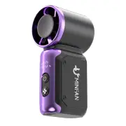 Tevorex Portable Handheld Pocket USB charging Fan 199 Level Strong Wind Regulation Outdoor Handheld Fan LED Screen Campi
