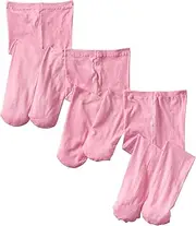 Jefferies Socks Baby-girls Infant Smooth Skin Tights 3 Pair Pack