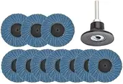 10Pcs 50mm Flap Discs 2 Inch Sanding Discs 60 Grit Sanding Grinding Wheel Flap Type Disc Wheels Compatible with Angle Grinder Abrasive Tools Hand Tool Accessories