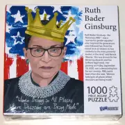 RUTH BADER GINSBURG 1000 Piece NEW Sealed Funwares JIGSAW Puzzle! Notorious RBG!