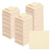 Eyeglass Microfiber Cleaning Cloth 5.5"x5.5", 100 Pack Glasses Cloth, Yellow