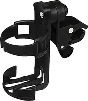 360-Degree Rotating Handlebar Cup Holder, Stroller Water Bottle Holder, Adjustable Drink Storage Rack, Ideal for Strollers, Wheelchairs, and Carts