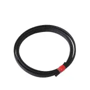 Aeroflow 1/4" 7.6 Meter Heat Flex Braidblack Tight Weave High Coverag