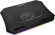 Thermaltake Massive Steel Mesh Panel with 1 x 120mm Fan, 256 Color RGB Spectrum, 10"-15" Notebook Cooler CL-N020-PL12SW-A