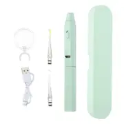 1 Set Baby Ear Cleaner Ear Wax Removal Tool Flashlight Earpick Ear Cleaning Earwax Remover Luminous Ear Curette Light Spoon
