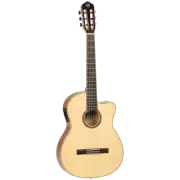 Tanglewood TWEMDC6 Enredo Madera Dominar Solid Spruce Top Classical Cutaway/Elec