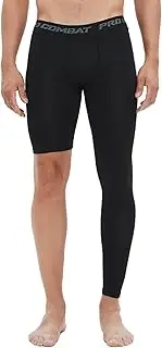 [CHUUMEE] Men's Basketball Single Leg Tight Sports Pants 1/2 One Leg Compression Pants Athletic Base Layer Underwear