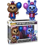 Five Nights at Freddy's - Balloon Freddy & Balloon Bonnie Metallic Pop! Vinyl 2-Pack