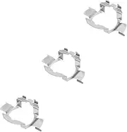 3sets Headlight Bulb Retainer LED Light Holder Headlight Retainer Clip Headlight Retaining Clip Headlight Bulb Adapter LED Headlight Bulb Socket Stainless Steel Silver 4pcs*3