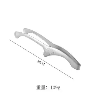 日式不銹鋼烤夾烤肉夾子炭烤夾燒烤夾食品夾韓式石板烤肉夾牛排夾