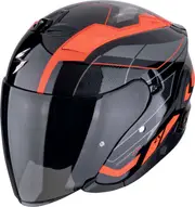 Scorpion EXO-Z1 Vue, open face helmet , color: Black/Red/Grey , size: XS