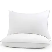Bed Pillows for Sleeping 2 Pack,Size Cooling Pillows Set of Standard Gray