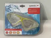 New Speedo Adult Hybrid Swim Mask Neon Yellow